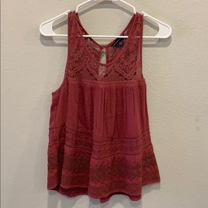 American Eagle lace blouse